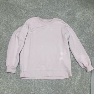 Lululemon Oversized Light Pink Sweatshirt